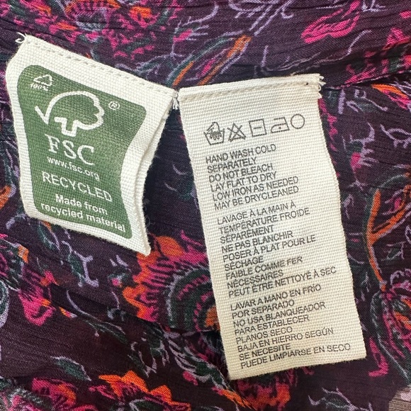 NWT Cleobella Rosalia Mini Dress in Bordeaux Floral Size Large - Picture 10 of 10